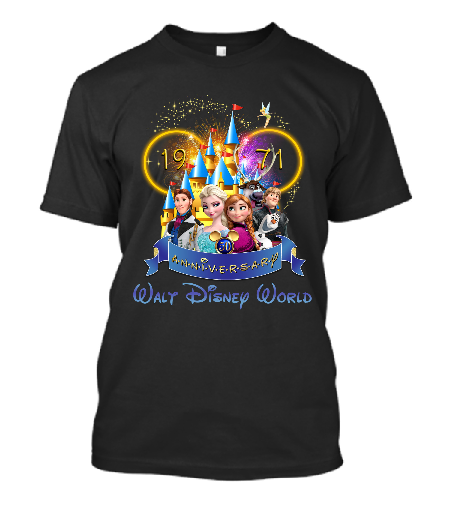 Walt Disney World 50th Anniversary Frozen Celebration 1971 T-Shirt