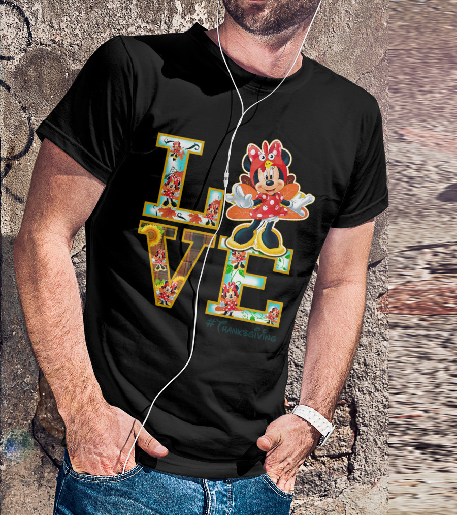 LOVE Minnie Thanksgiving T-Shirt