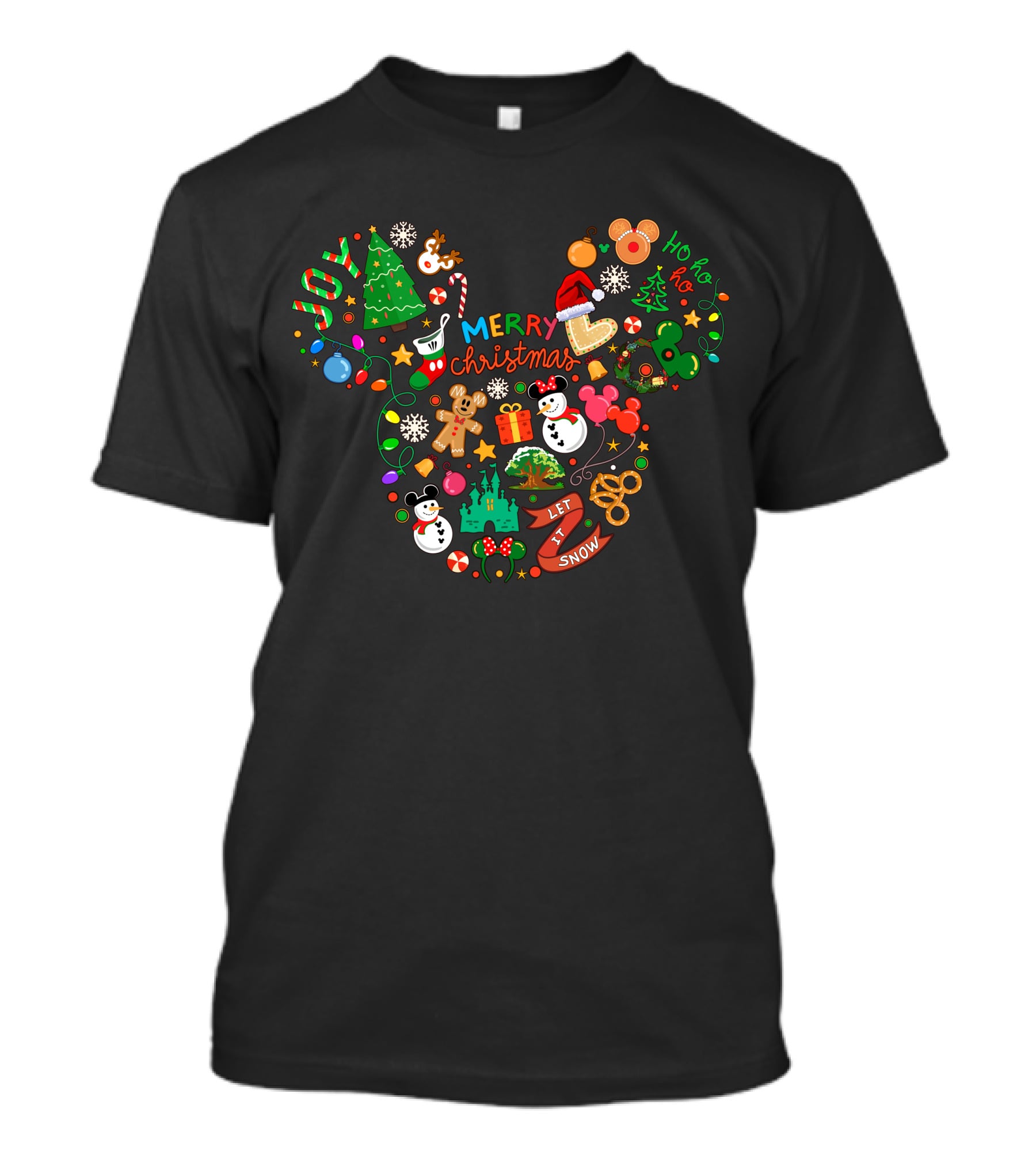 Merry Christmas Ho Ho Ho Let It Snow T-Shirt
