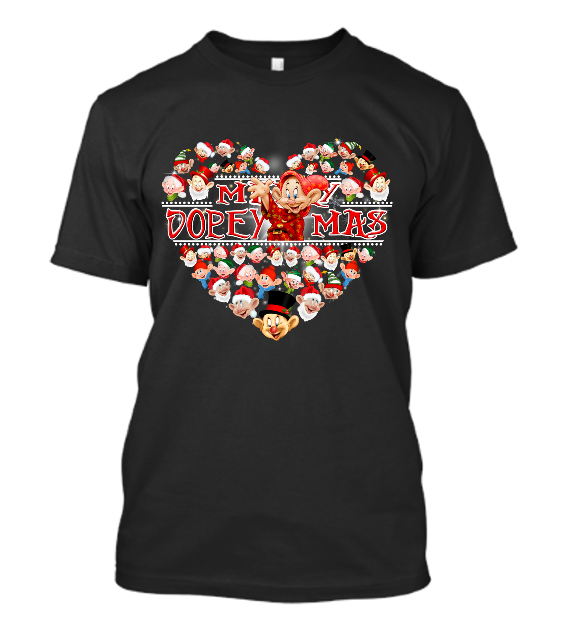 Merry Dopeymas Heart Holiday Dopey Collection T-Shirt