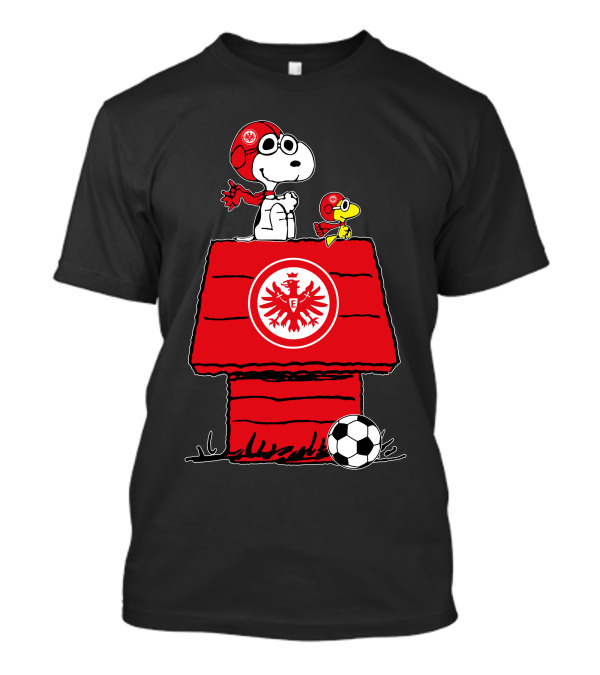 Eintracht Frankfurt Snoopy And Woodstock Football Fan T-Shirt