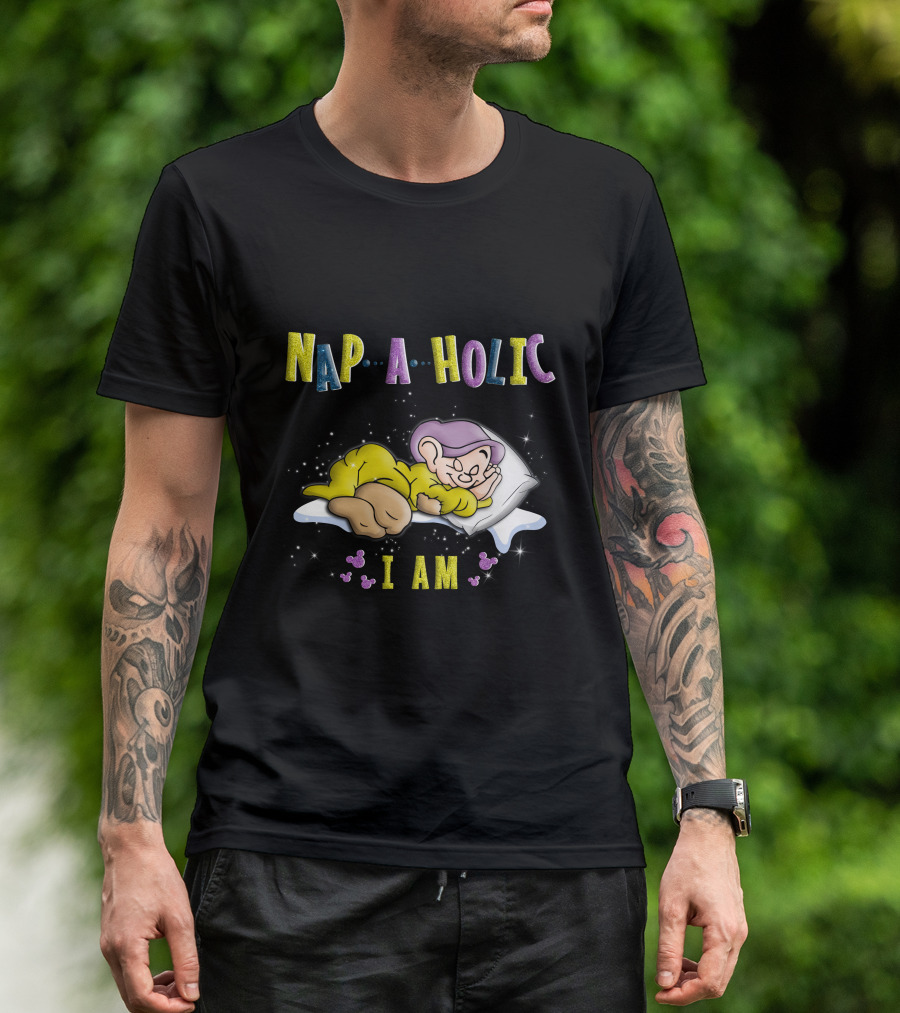 Napaholic I Am Dopey Sleeping Iconic T-Shirt