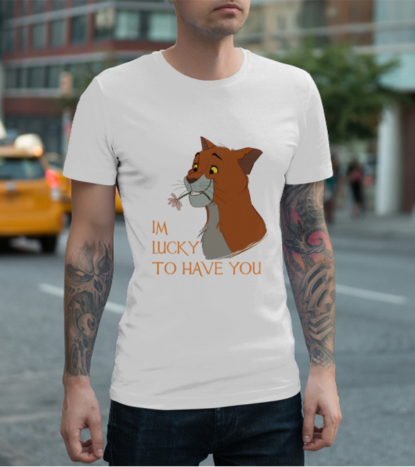 Thomas O'Malley Aristocats I'm Lucky To Have You T-Shirt