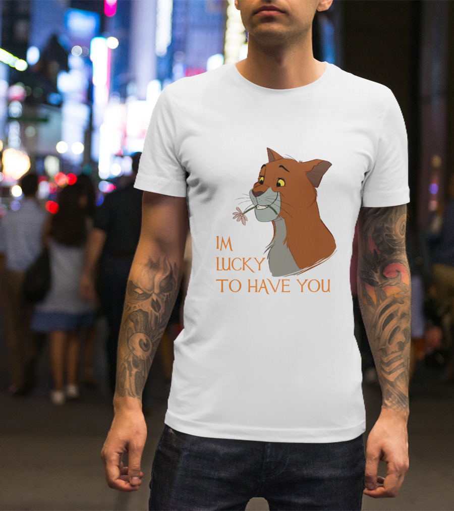 Thomas O'Malley Aristocats I'm Lucky To Have You T-Shirt
