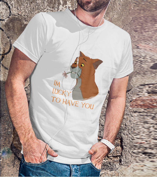 Thomas O'Malley Aristocats I'm Lucky To Have You T-Shirt
