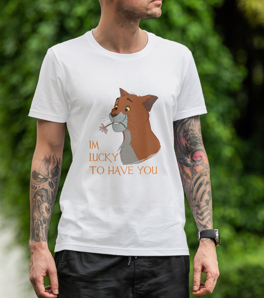 Thomas O'Malley Aristocats I'm Lucky To Have You T-Shirt