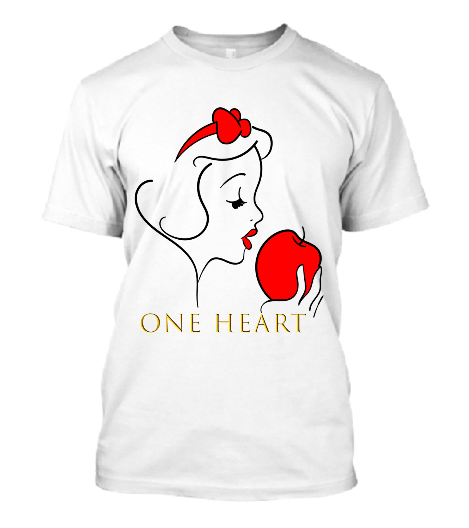 Snow White One Heart Apple T-Shirt