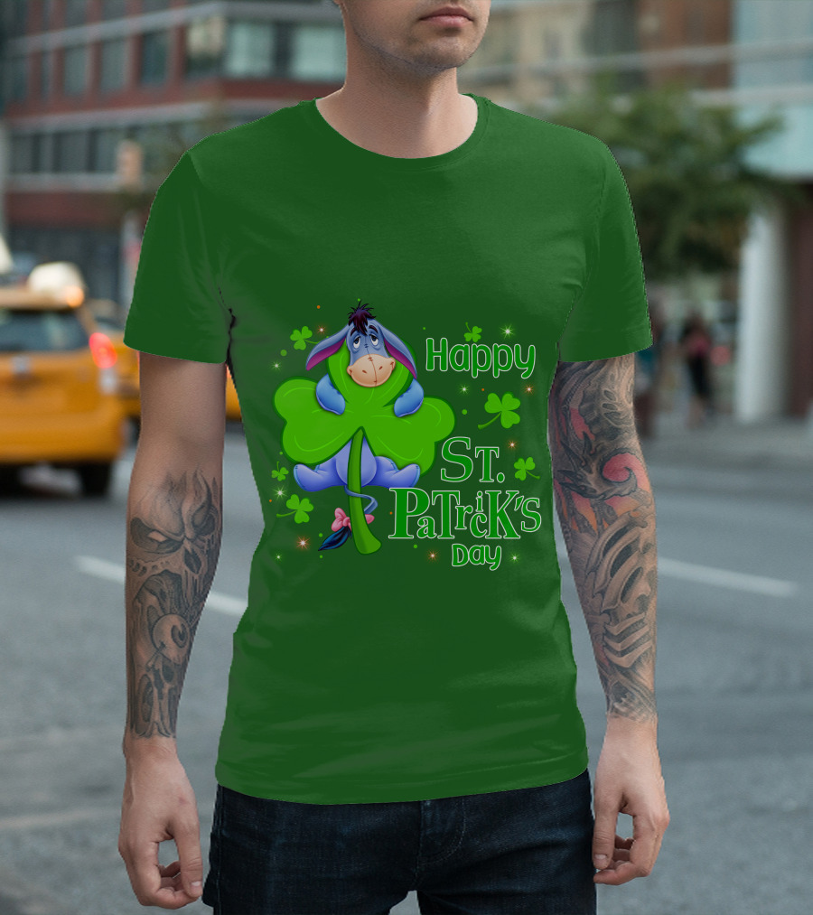 Happy Eeyore St. Patrick's Day T-Shirt
