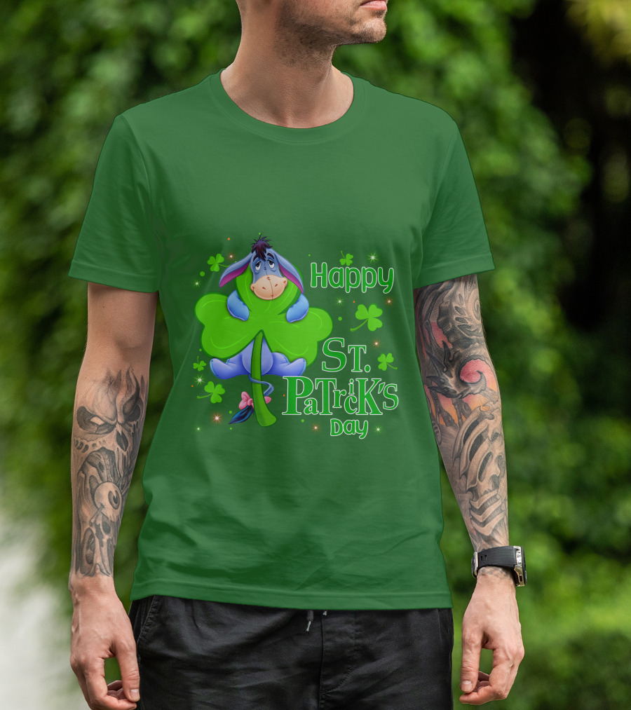 Happy Eeyore St. Patrick's Day T-Shirt