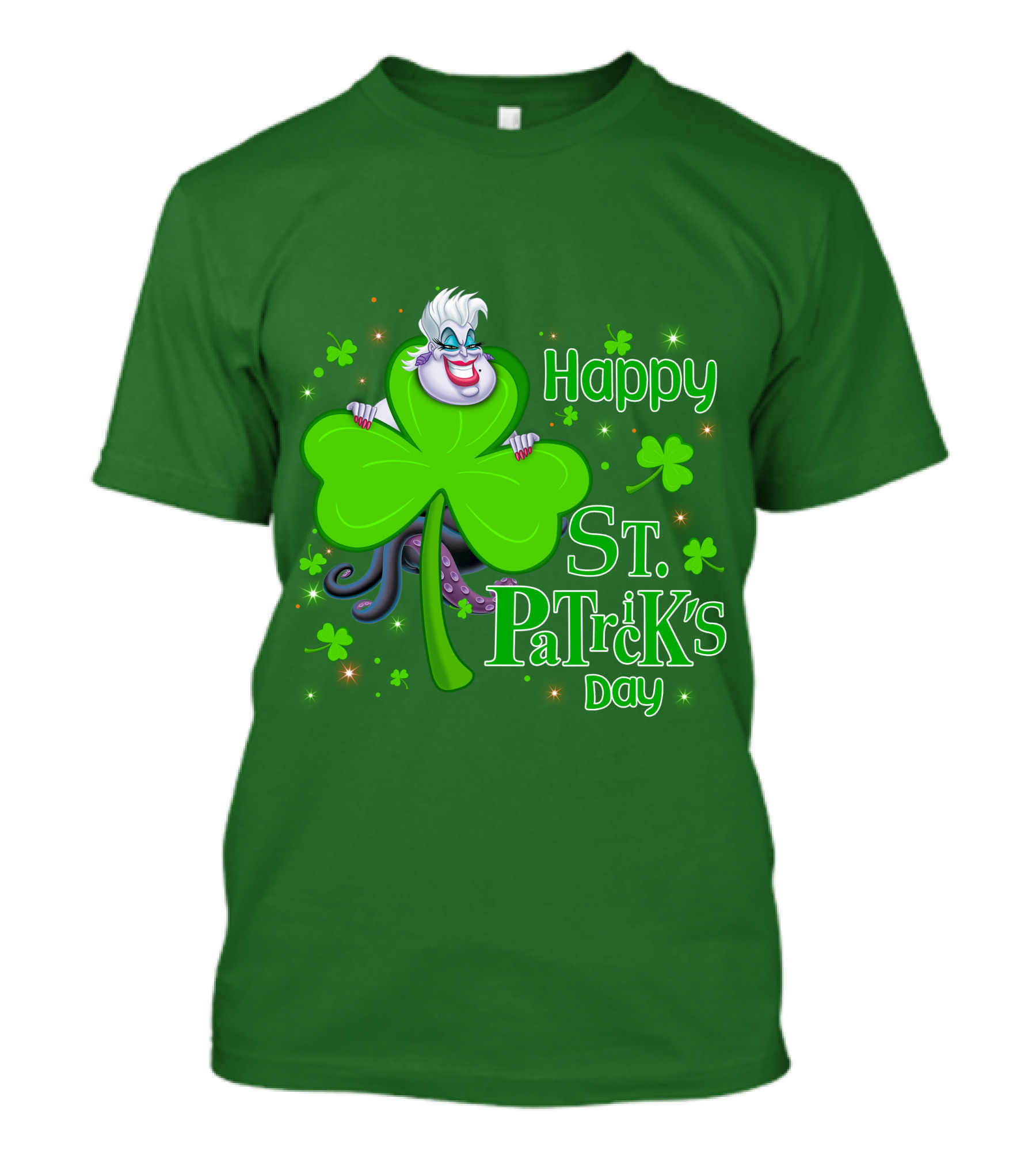 Happy St. Patrick's Day Ursula Shamrock T-Shirt