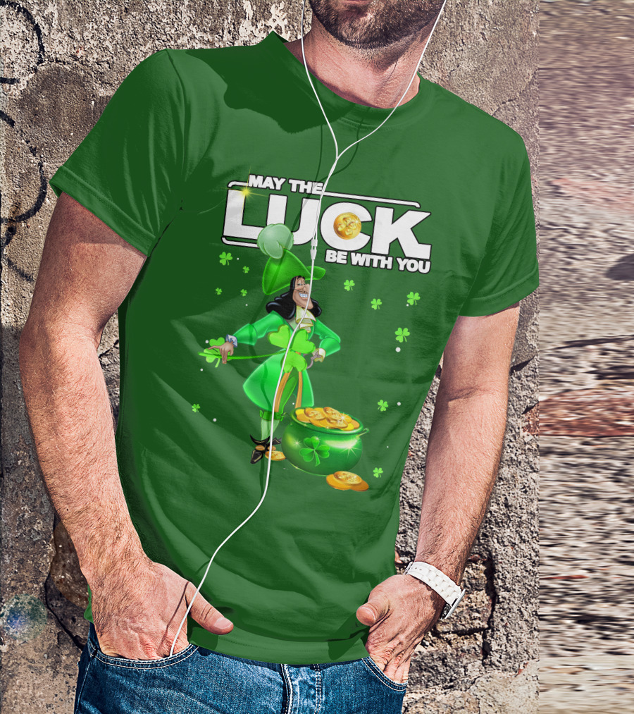 May The Luck Be With You St Patrick's Day Hook T-Shirt