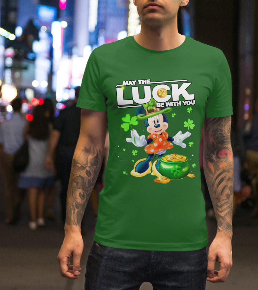 Minnie May The Luck Be With You St Patrick's Day T-Shirt