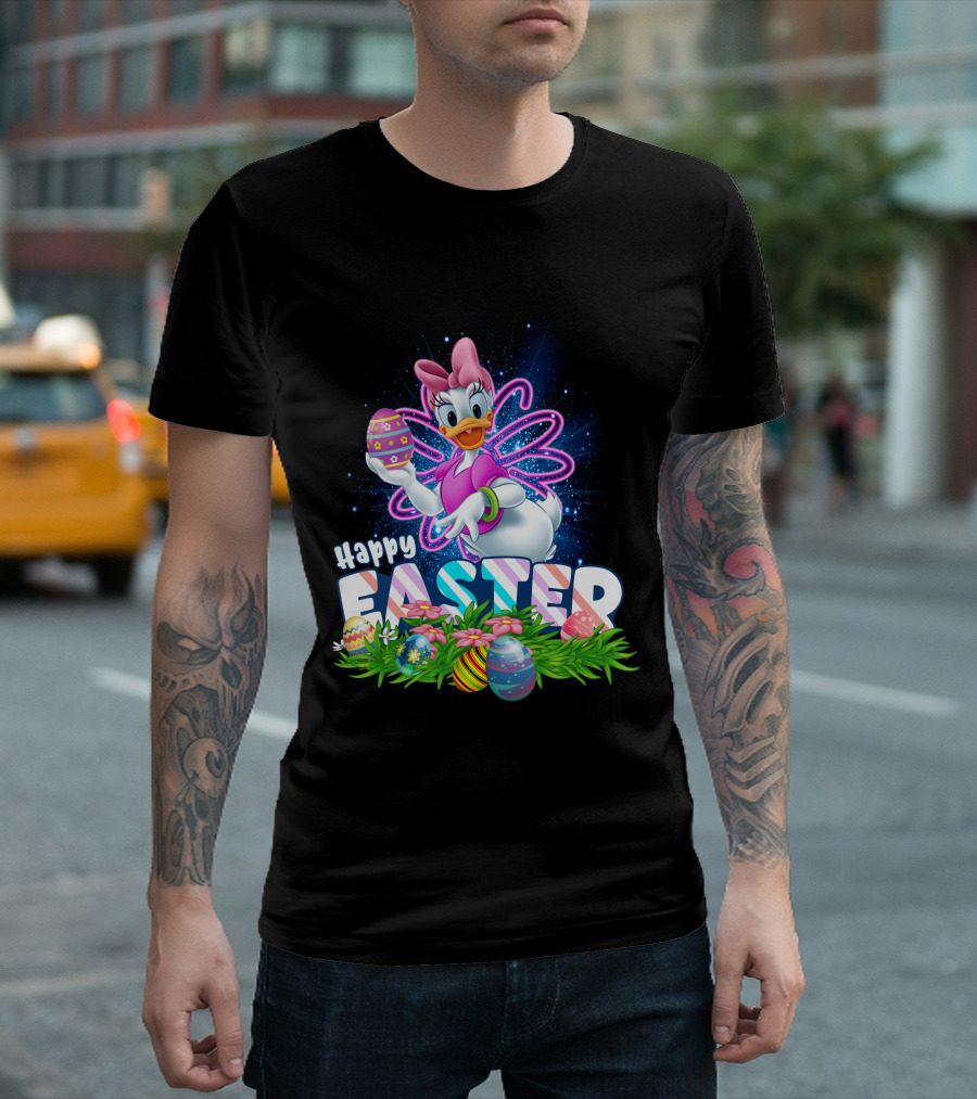 Happy Easter Daisy Duck Easter Eggs T-Shirt