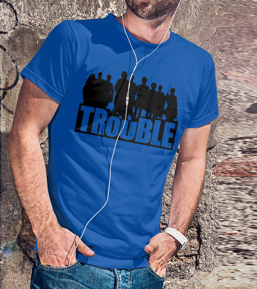 TROUBLE Silhouettes Ensemble T-Shirt