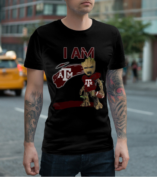 I AM Texas A&M Football Groot T-Shirt