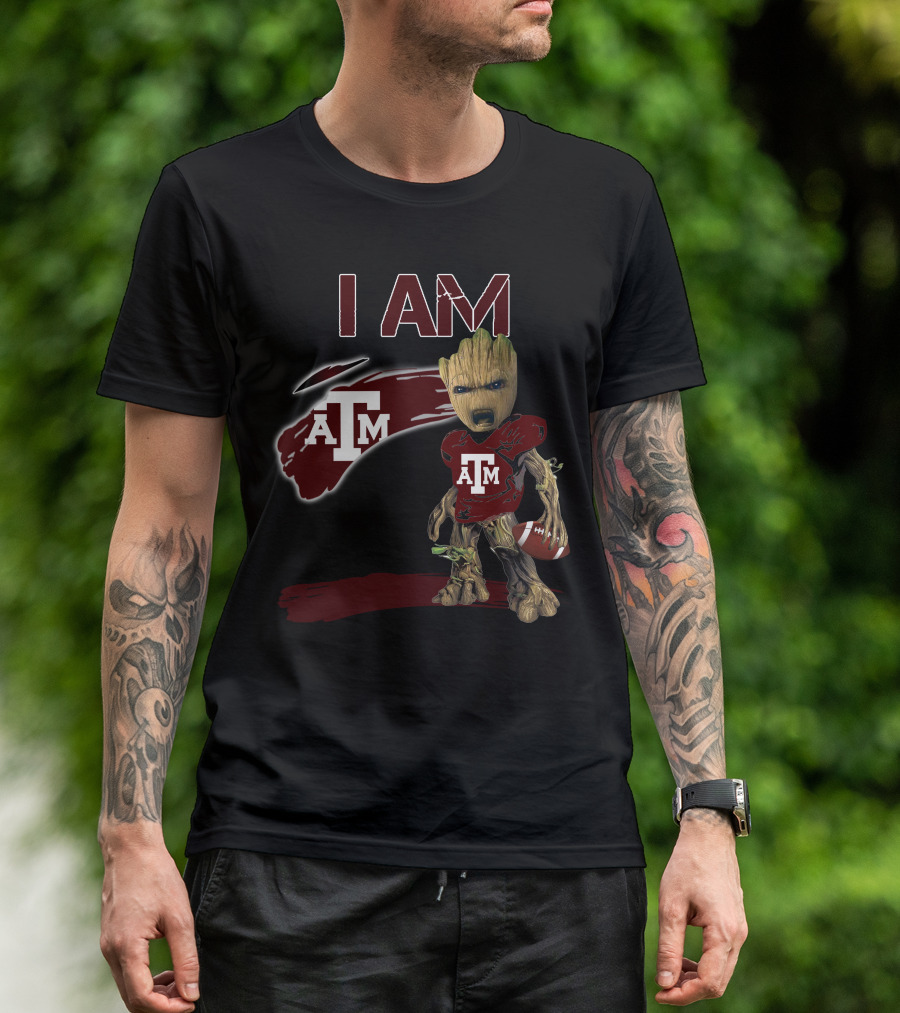 I AM Texas A&M Football Groot T-Shirt