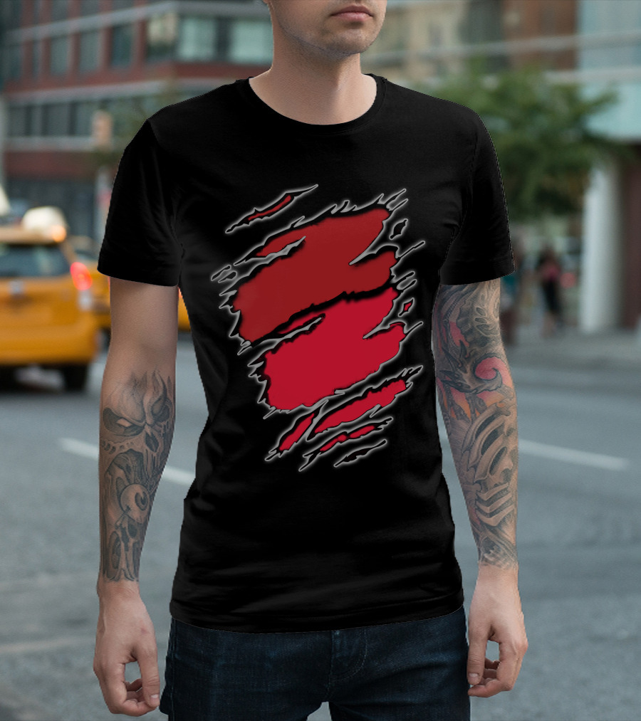 Chief Cardi Red Claw Marks T-Shirt