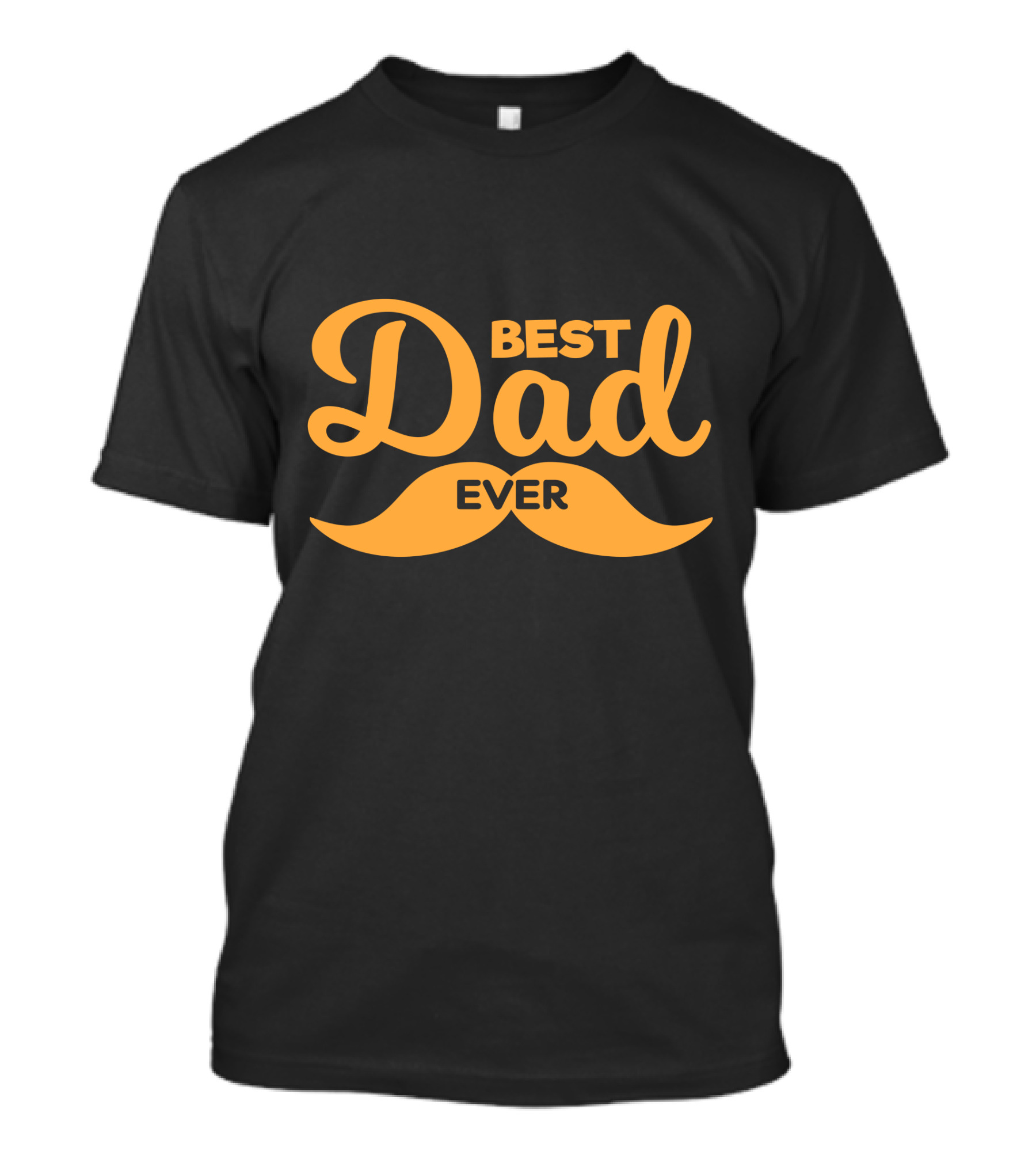 Best Dad Ever Moustache T-Shirt