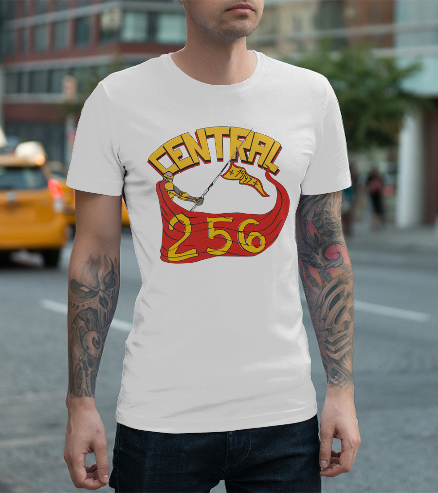 CENTRAL 256 1977 Sword And Banner T-Shirt