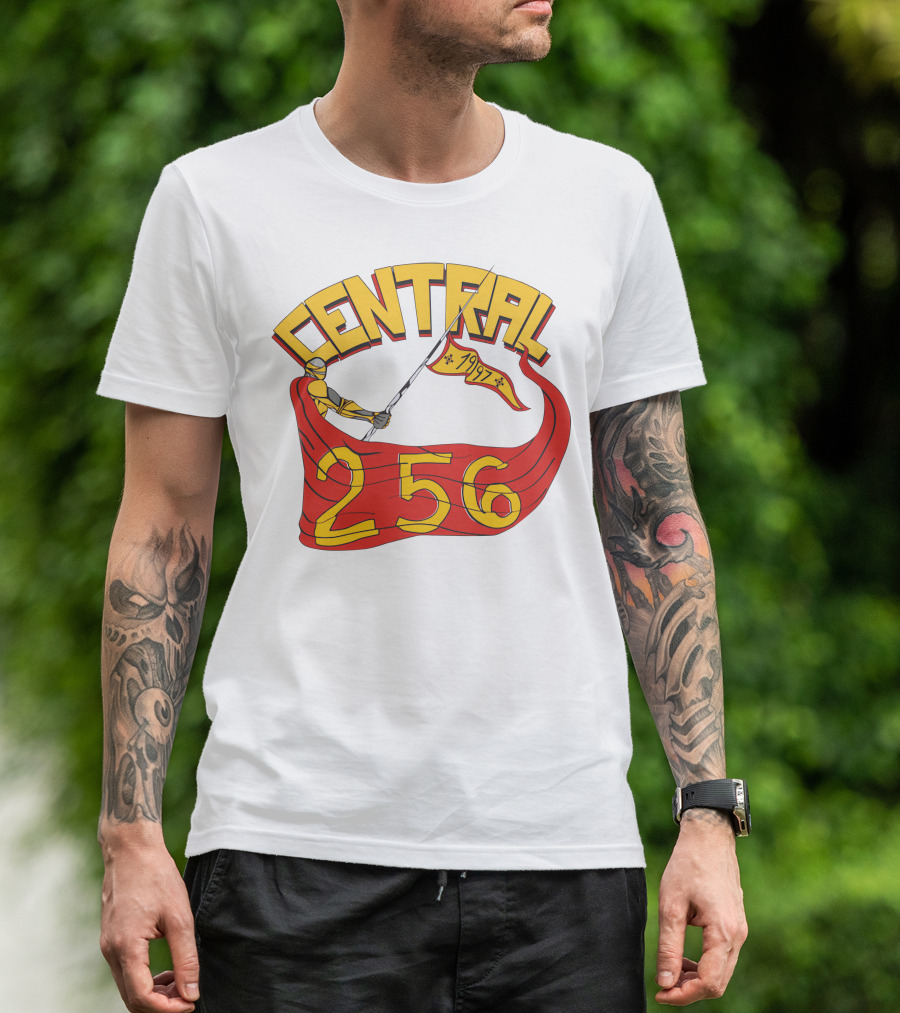 CENTRAL 256 1977 Sword And Banner T-Shirt
