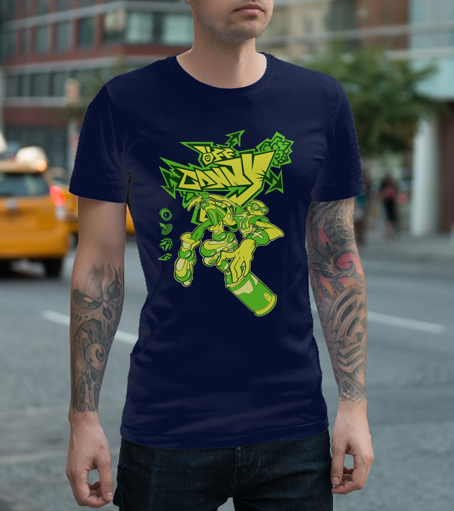 OFFCANNY New Merch Street Art Robot Graffiti T-Shirt