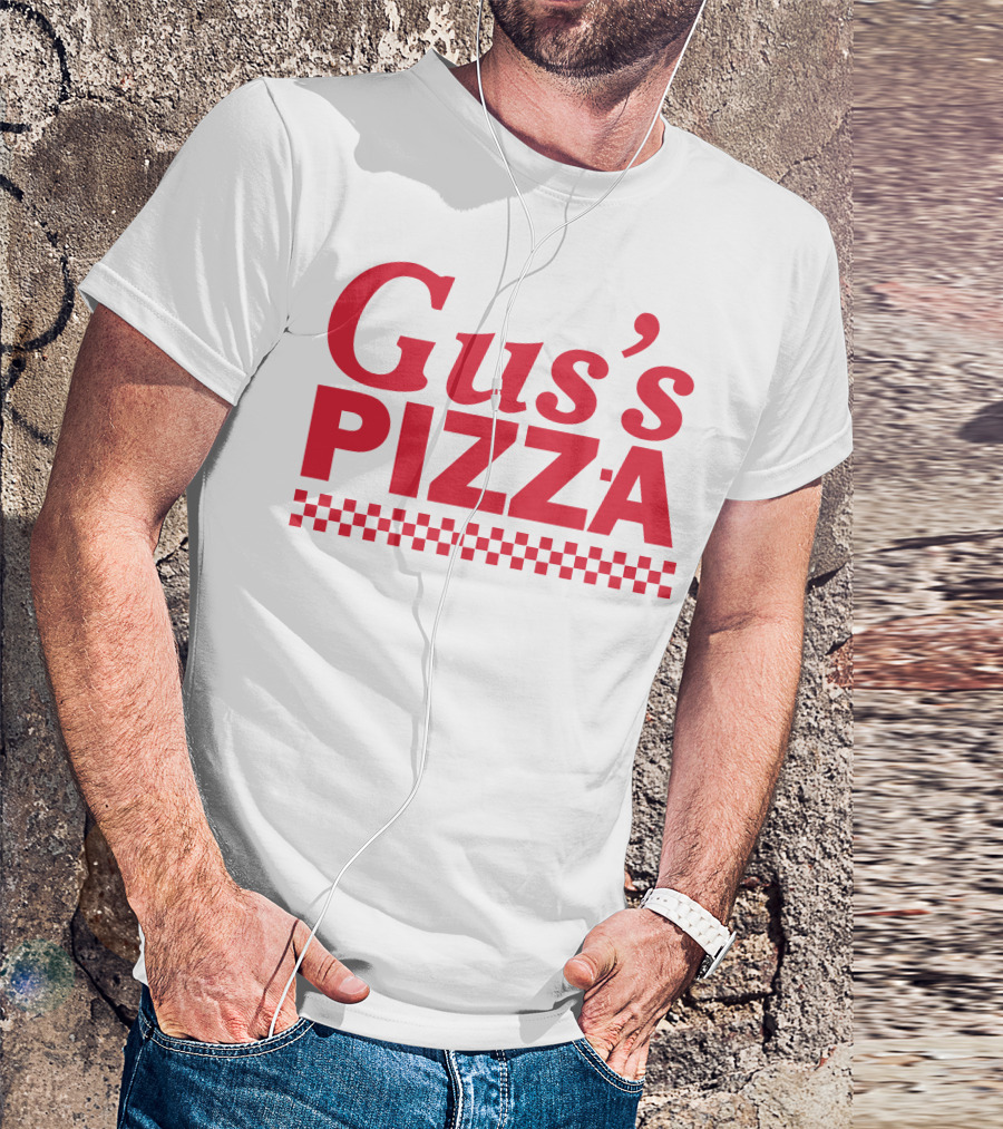 Gus's Pizza Checkered T-Shirt