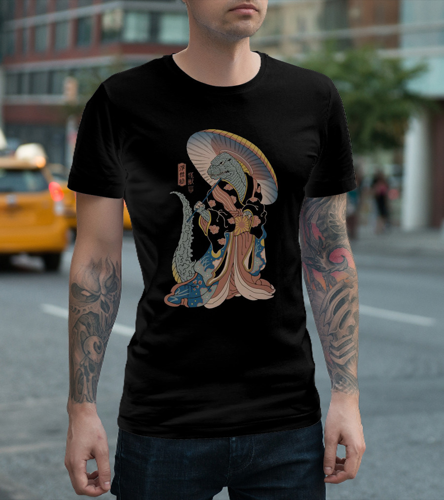 Stolas and Octavia Kaiju Ukiyo-e T-Shirt