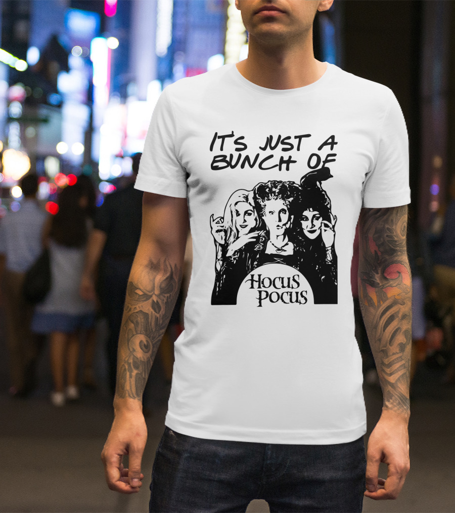 It's Just A Bunch Of Hocus Pocus Hocus Pocus Characters T-Shirt