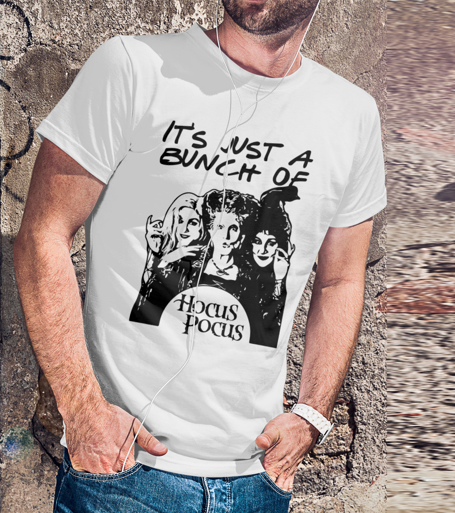 It's Just A Bunch Of Hocus Pocus Hocus Pocus Characters T-Shirt