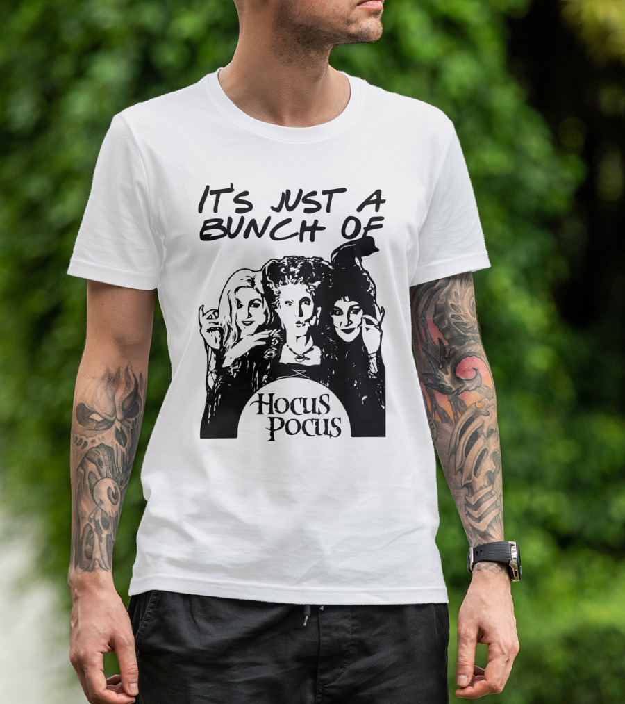 It's Just A Bunch Of Hocus Pocus Hocus Pocus Characters T-Shirt