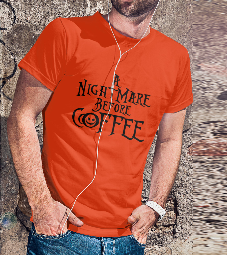 A Nightmare Before Coffee Jack Skellington T-Shirt