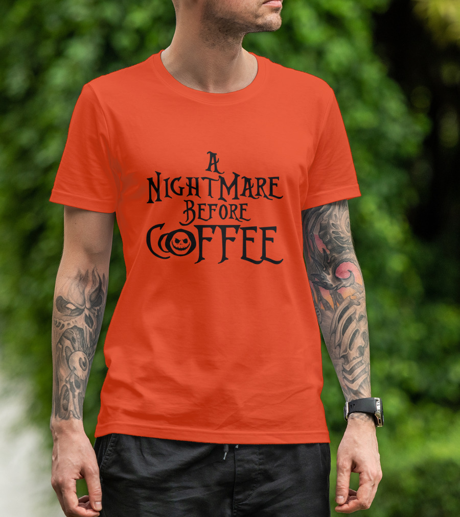 A Nightmare Before Coffee Jack Skellington T-Shirt