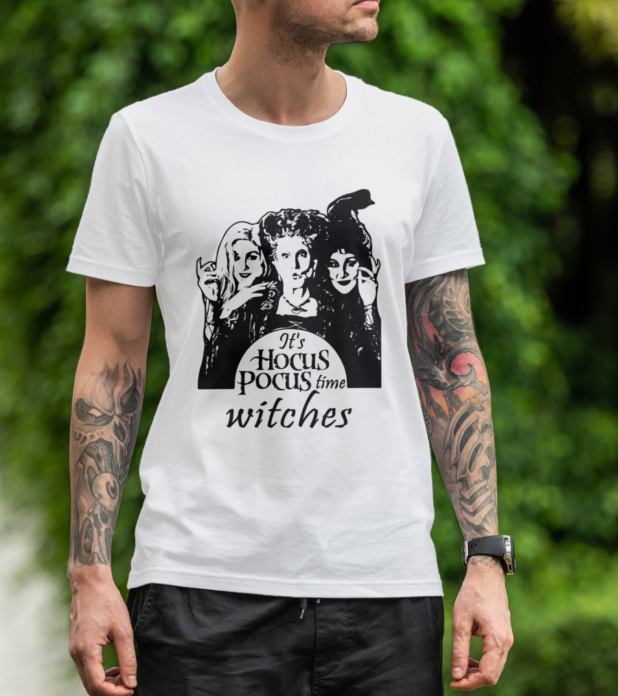 It's Hocus Pocus Time Witches T-Shirt