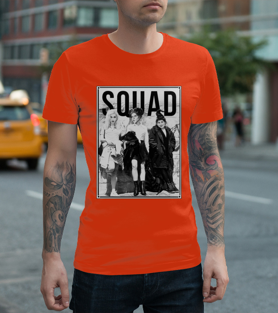 Squad Black And White Trio Vintage Style Hocus Pocus Aesthetic T-Shirt