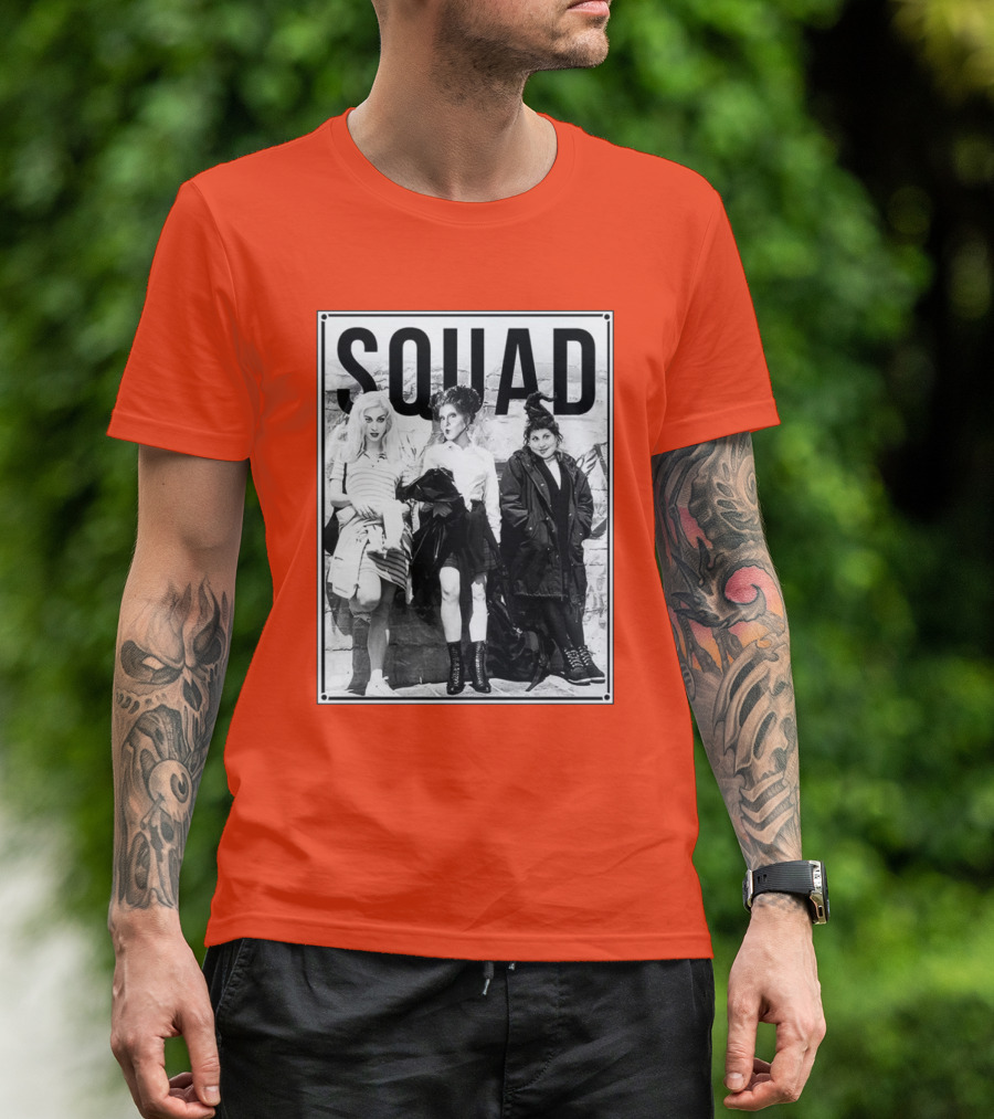 Squad Black And White Trio Vintage Style Hocus Pocus Aesthetic T-Shirt