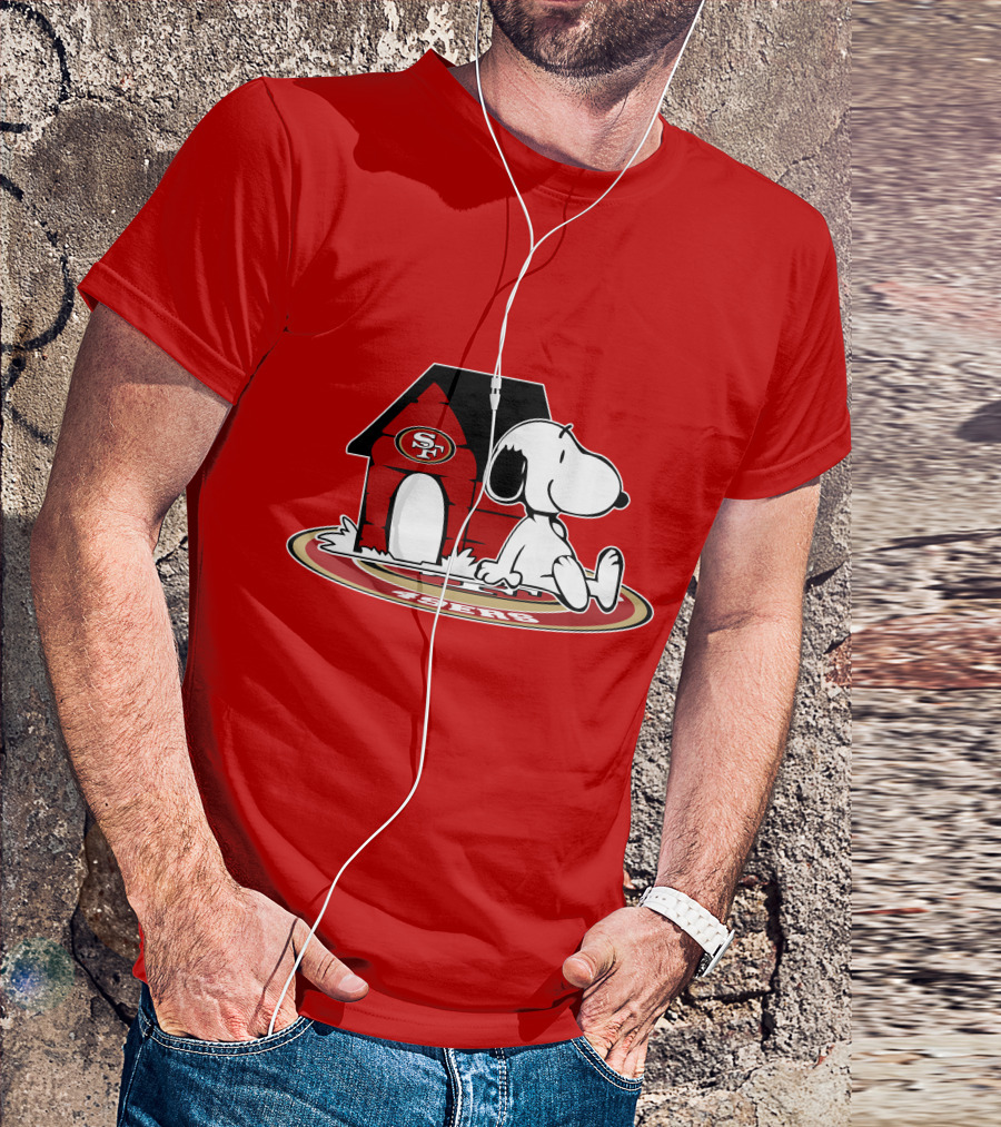 San Francisco 49ers Snoopy Fan Forever T-Shirt