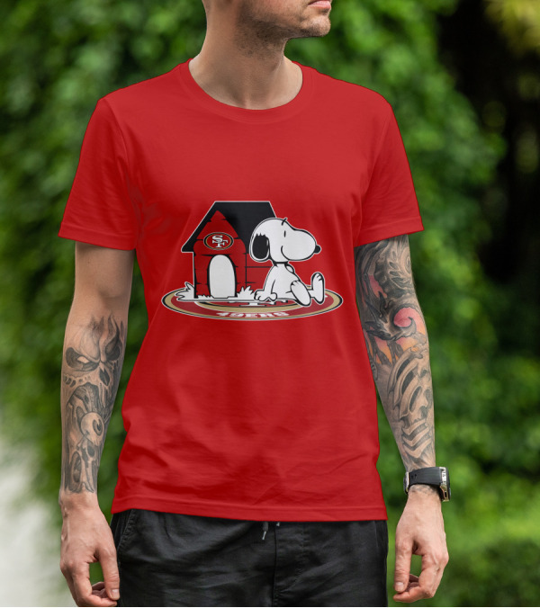 San Francisco 49ers Snoopy Fan Forever T-Shirt