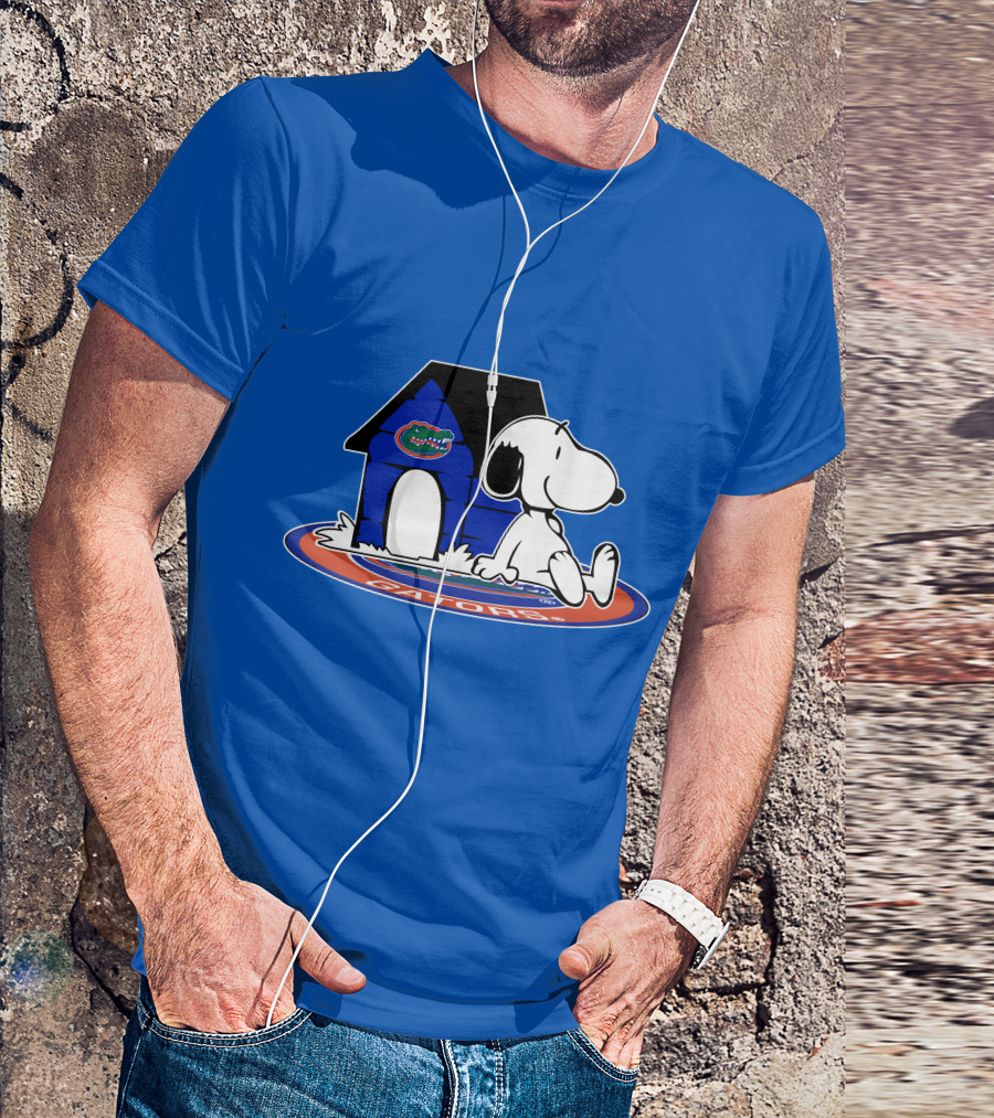 Snoopy Peanuts Florida Gators Fan Now And Forever Gators Football T-Shirt
