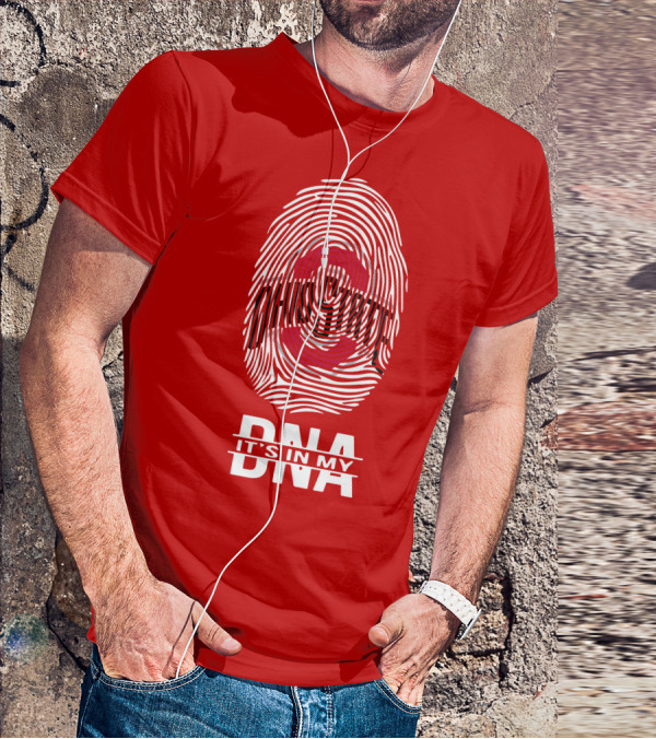 Ohio State Buckeyes Fingerprint It's In My DNA T-Shirt