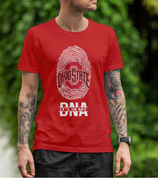 Ohio State Buckeyes Fingerprint It's In My DNA T-Shirt