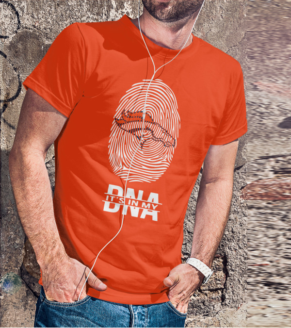 Denver Broncos DNA Fingerprint Emblem It's In My DNA T-Shirt