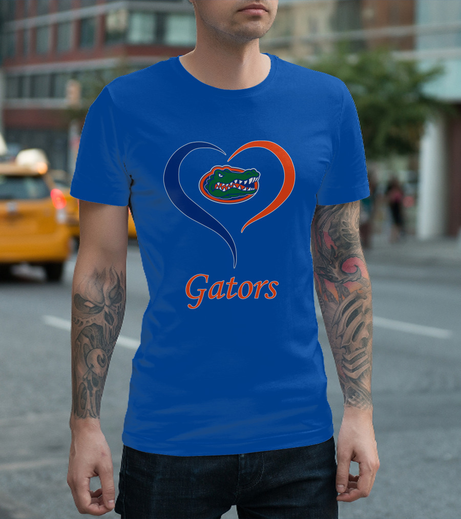 Gators Heart Florida Gators T-Shirt