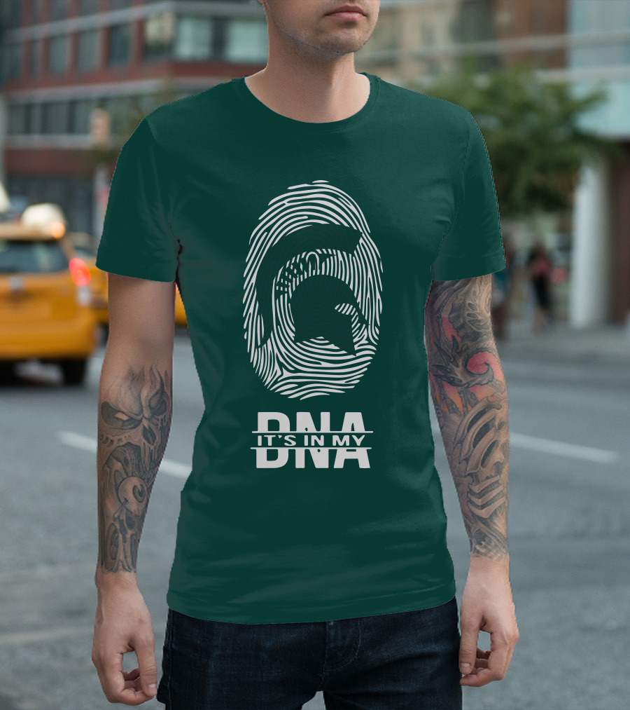 Michigan State Spartans Fingerprint It's In My DNA T-Shirt