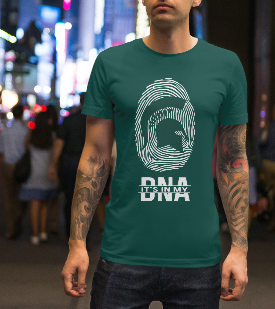 Michigan State Spartans Fingerprint It's In My DNA T-Shirt
