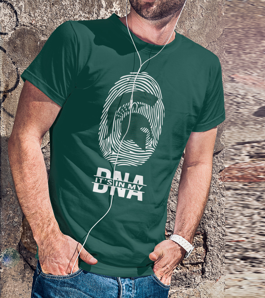 Michigan State Spartans Fingerprint It's In My DNA T-Shirt