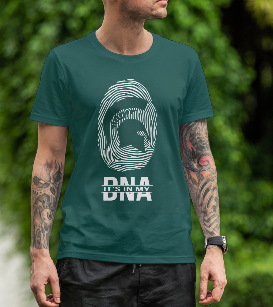 Michigan State Spartans Fingerprint It's In My DNA T-Shirt