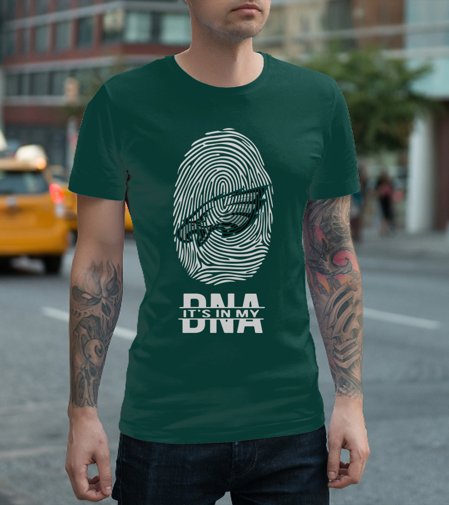 Philadelphia Eagles DNA It's In My DNA Fingerprint T-Shirt