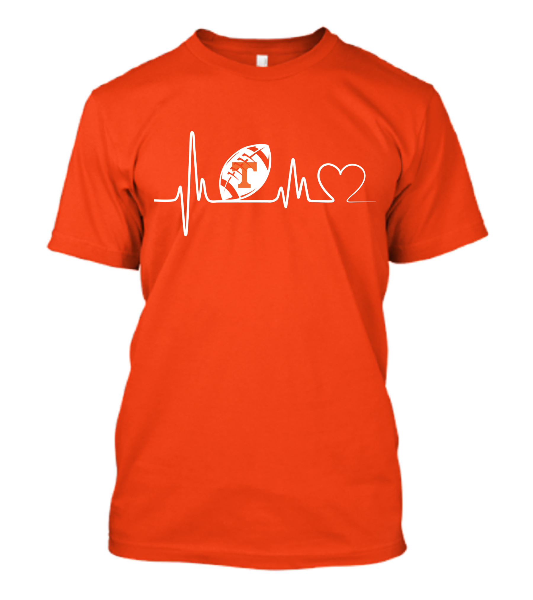 Tennessee Volunteers Football Heartbeat T-Shirt
