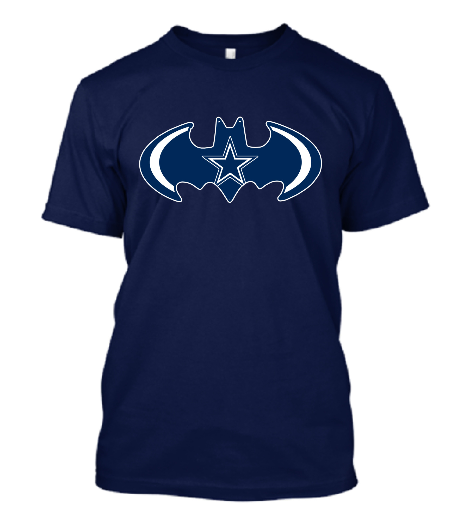 Dallas Cowboys Are Coming Batman Symbol Star T-Shirt