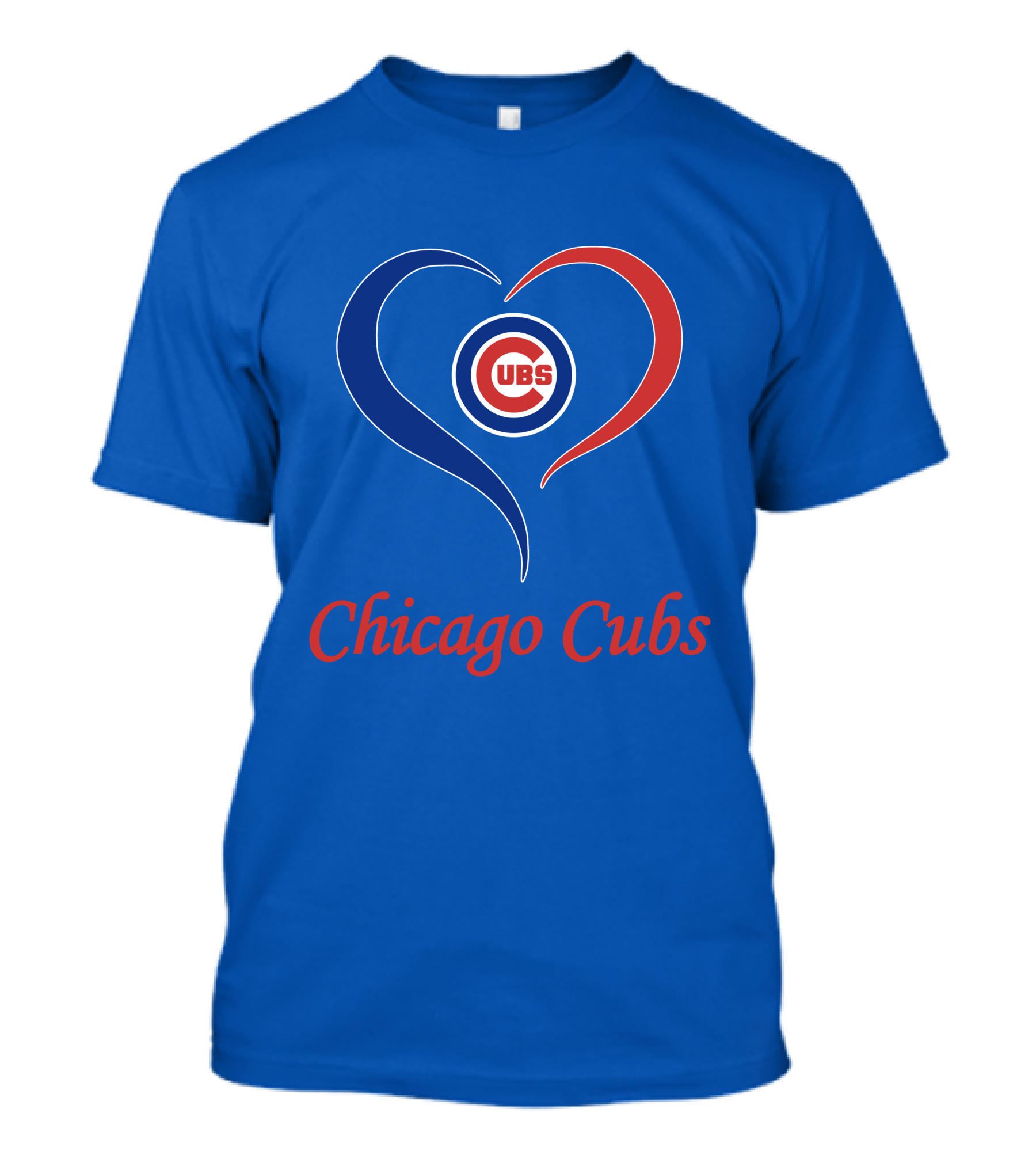 Chicago Cubs Heart Symbol Cubs T-Shirt